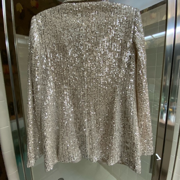 NWT LOFT SEQUIN BLAZER - Picture 6 of 6